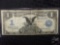 1899 SERIES BLACK EAGLE LARGE SIZE $1 SILVER CERTIFICATE, FINE