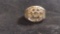 RING, MISSING STONES, MARKED 969J.T.C14, TESTED AS 14K GOLD, 8.0