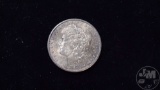 1878 S MORGAN SILVER DOLLAR, TONED, AU55 OR BETTER