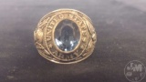 US ARMY STERLING RING IN POOR CONDITION