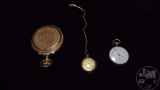 (2) PINS: ONE IS 10K GOLD, 0.7 DWT; ELGIN 14K