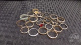 (22) RINGS: 14K GOLD RING, 1.5 DWT; GOLD FILLED WITH