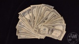 (50) $1 SILVER CERTIFICATES, POOR CONDITION