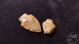 ARROW HEAD, AND ONE POSSIBLE NATIVE AMERICAN TOOL