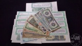 (13) FOREIGN NOTES, MOST VERY POOR CONDITION; SHANGHAI, 1930 CHINESE