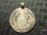 1780 MARIA THERESA SILVER COIN PENDANT