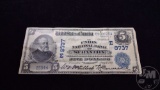 1907 LARGE SIZED CURRENCY, UNION NATIONAL BANK OF SCRANTON, PA,