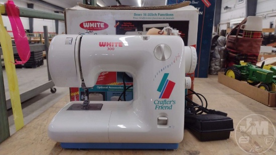WHITE 300 CRAFTERS FRIEND SEWING MACHINE