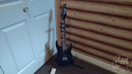 IBANEZ MIKRO ELECTRIC GUITAR & STAND; ITEMS LOCATED IN BASEMENT