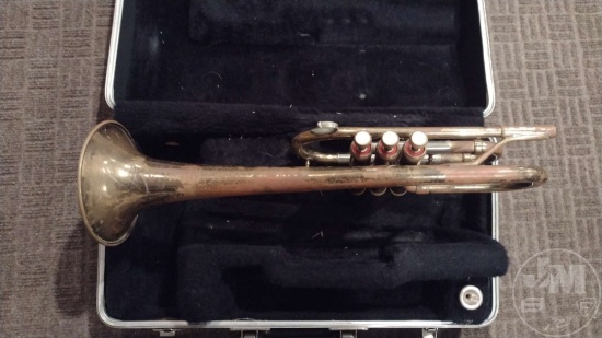 BACH TRUMPET & REYNOLDS CORNET WITH CASES; ITEMS LOCATED IN