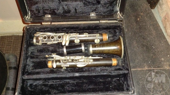 CLARINETS WITH CASES (3); ITEMS LOCATED IN BASEMENT