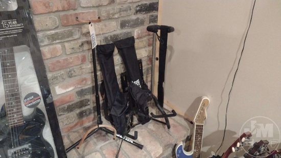 (8) GUITAR STANDS; LOCATED IN BASEMENT