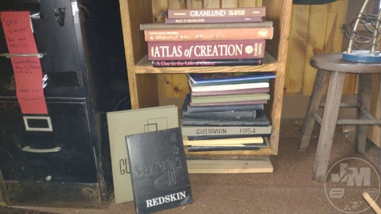 YEAR BOOKS AND OTHER BOOKS; THIS LOT IS LOCATED UPSTAIRS