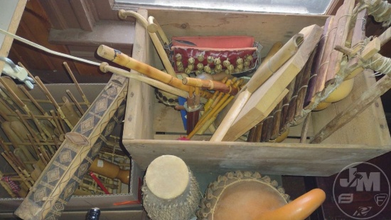 MUSICAL INSTRUMENTS FROM OTHER COUNTRIES; THIS LOT IS LOCATED UPSTAIRS