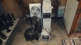 HEATERS AND FANS; THIS LOT IS LOCATED IN BASEMENT