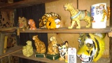 TIGER ITEMS; CONTENTS OF (2) TOTES & (2) SHELVES