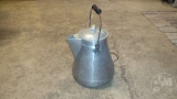 VINTAGE HEAVY METAL COFFEE POT; THIS LOT IS LOCATED IN