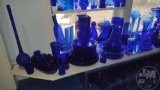 VINTAGE COBALT BLUE GLASSWARE