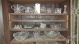 VINTAGE GLASSWARE; THIS LOT IS LOCATED IN BASEMENT