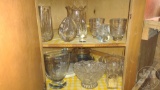 CINTAGE GLASSWARE; THIS LOT IS LOCATED IN BASEMENT