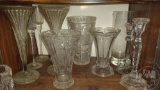 VINTAGE GLASSWARE; THIS LOT IS LOCATED IN BASEMENT