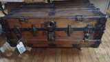 TRUNK ON CASTERS, APPROX. 34