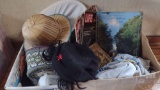 HATS, CLUTCHES, MAGAZINES AND BOOKS