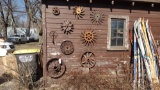 COULTERS, WHEELS; ALL ITEMS HANGING ON THIS WALL ONLY