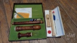 RECORDER FLUTES WITH CASES