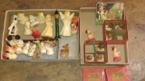 CHRISTMAS DECOR; NOVELTY CANDLES (2) BOXES