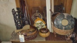 WOOD ITEMS, MOST ARE ASIAN THEMED