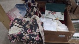 PLACEMATS, TABLE RUNNERS, TABLECLOTH, PILLOW, 2 BOXES
