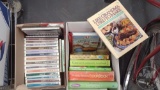 COOKBOOKS AND OTHER BOOKS, 2 BOXES