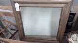 WOODEN FRAMED MIRROR 38