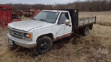 1990 CHEVROLET GMT-400 REGULAR CAB 1 TON TRUCK VIN: 1GBJC34N4LE226220