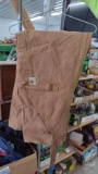 CARHARTT BIBS, HATS, ORANGE JACKETS AND OTHER CLOTHING, SIZES XL