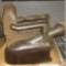 2 VINTAGE CHARCOAL IRONS; (1) THE BOSS