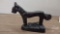 VINTAGE DOG/HORSE SAD IRON