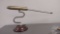 VINTAGE GOFFERING IRON, BRASS BARREL 