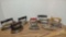 VINTAGE CAST IRON AND METAL IRONS; HOTPOINT, WAPAK, GERMAN IRON