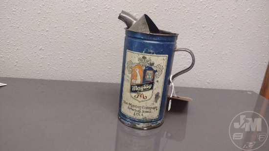 VINTAGE 6" MAYTAG OIL CAN WITH SPOUT SAWED OFF