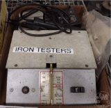 (2) VINTAGE IRON TESTERS, WAAGE, CHRISTY