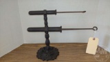 GOFFERING IRON DOUBLE, ORIGINAL HEATERS
