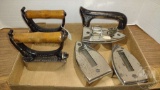 VINTAGE IRONS, (2) MRS. STREETER GEM POLISHER IRONS WITH DETACHABLE