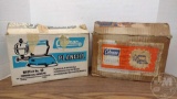 VINTAGE COLEMAN GAS IRONS IN BOXES WITH ACCESSORIES