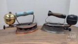 2 GAS/KEROSENE IRONS; (1) VOLCAN, (1) GLORIA