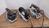 VINTAGE ELECTRIC IRONS, GE, WESTINGHOUSE, OTHER