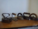 VINTAGE SAD IRONS, (1) GERMAN COLD NOSE WUPPERTAL IRON BOX