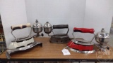 VINTAGE COLEMAN GAS IRONS (1) RED FROM BALESTRI COLLECTION