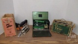 (3) VINTAGE ELECTRIC TRAVEL IRONS, WESTINGHOUSE, LITTLE PRINCESS, MECO WITH